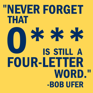 Ohio 4 Letter Word Michigan Basic Cotton Short Sleeve T Shirt - Maize