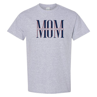 Illinois Classic Mom T-Shirt - Sport Grey