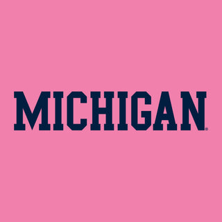 University of Michigan Wolverines Basic Block T-Shirt - Azalea