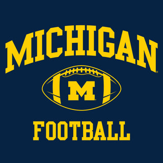 Michigan Classic Football Arch Toddler Tee - Navy