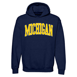 Michigan Wolverines Mega Arch Hoodie - Navy