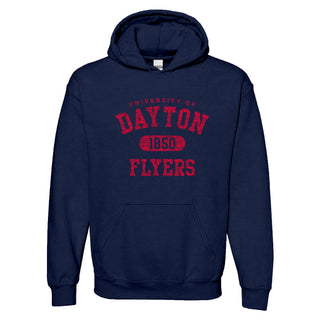 Dayton Athletic Arch Hoodie - Navy
