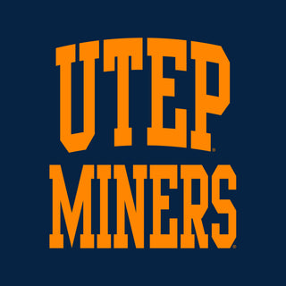 UTEP Front Back Print Hoodie - Navy