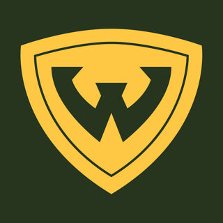 Wayne State University Warriors Front Back Print Short Sleeve T Shirt - Forest