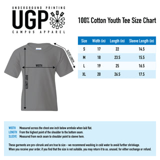 St. Bonaventure Bonnies Arch Logo Youth T Shirt - Dark Chocolate